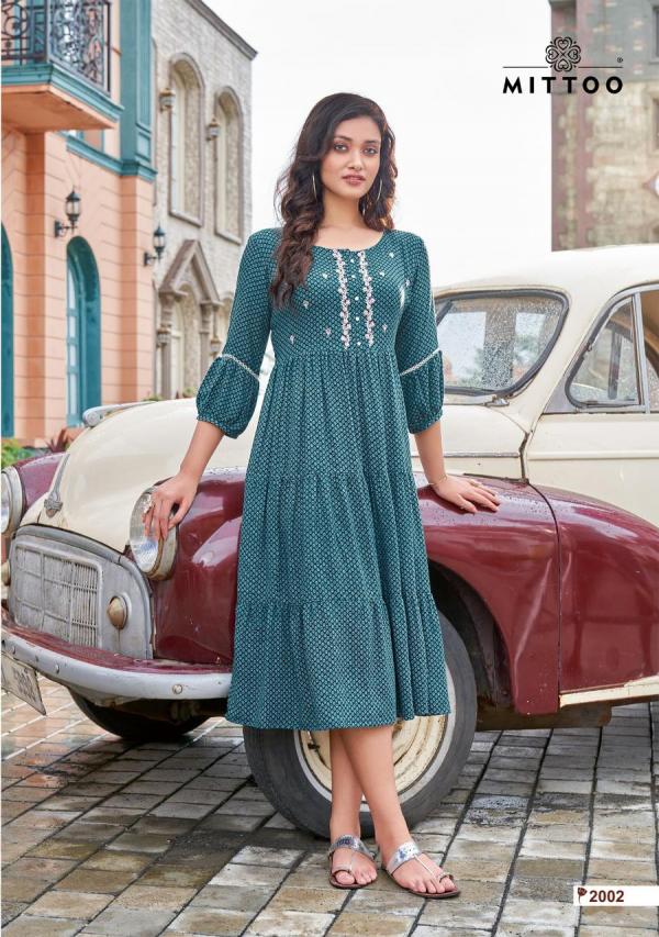 Mittoo Chaahat Designer Long Kurti Collection